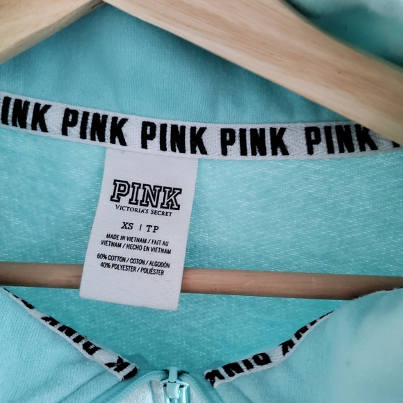 Victoria's Secret PINK sweater top color block sz XS - Picture 3 of 6